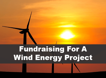 wind energy project fundraising