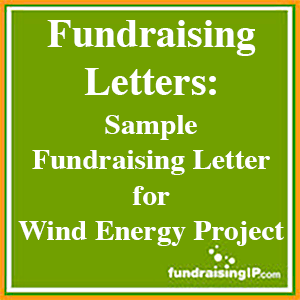 sample fundraising letter wind energy
