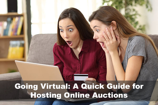 guide to virtual online auctions - two young women winning auction