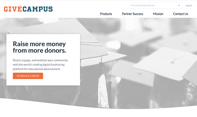 GiveCampus is one of our favorite online fundraising sites.