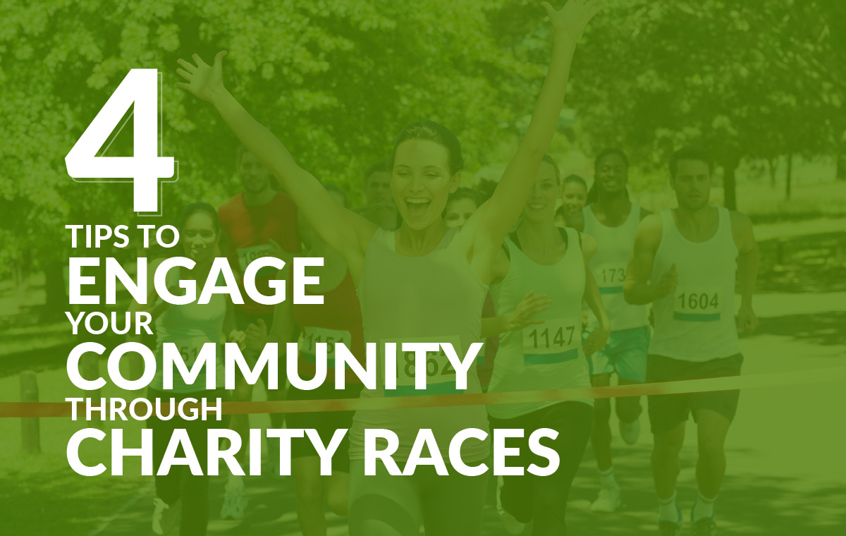 This article offers four tips on how to engage your community through charity races.