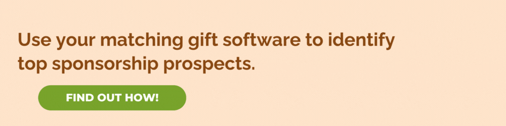 Securing Corporate Sponsorships With Matching Gift Software CTA