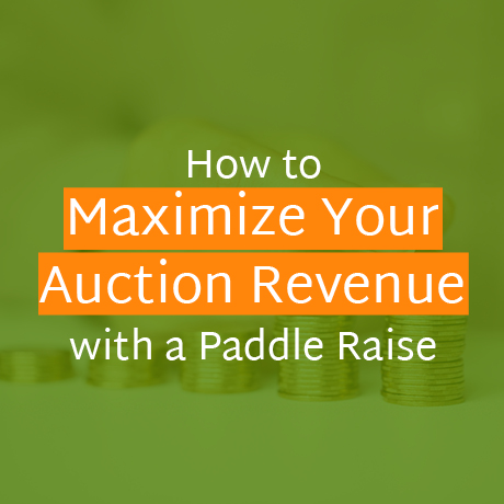 The title of the article, “How to Maximize Your Auction Revenue with a Paddle Raise”