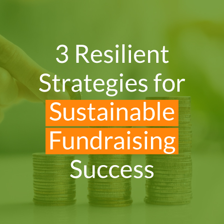 The title of the post, "3 Resilient Strategies for Sustainable Fundraising Success"